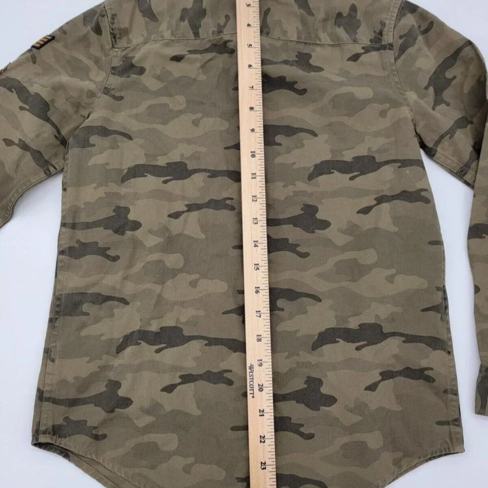 NEW Tailor Vintage Boys Size 12 Green Long Sleeve Button-Down Shirt